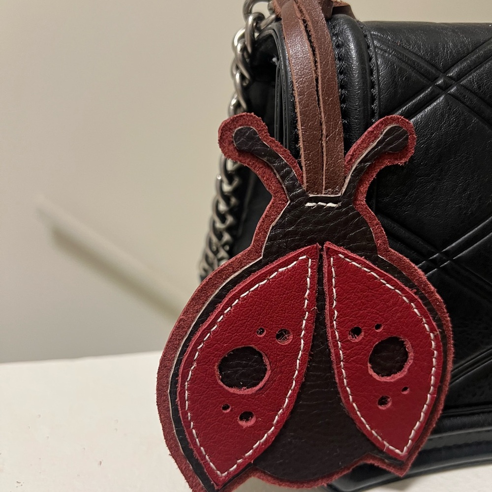 Handmade Ladybug Bag Charm - Picture 2 of 5